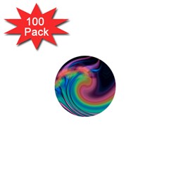 Abstract Art Abstract Background 1  Mini Buttons (100 Pack) 