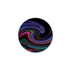 Art Abstract Colorful Abstract Art Golf Ball Marker