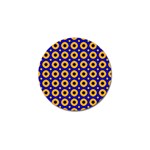 Pattern Circle Seamless Texture Golf Ball Marker Front