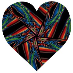 Abstract Art Abstract Background Wooden Puzzle Heart