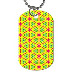 Pattern Texture Seamless Modern Dog Tag (two Sides) by Simbadda