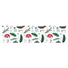 Christmas Background Satin Scarf (oblong) by Simbadda