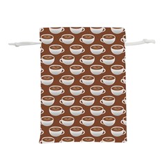 Coffee On Coffee Lightweight Drawstring Pouch (m) by bloomingvinedesign