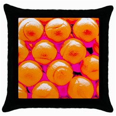 Pop Art Tennis Balls Throw Pillow Case (black) by essentialimage