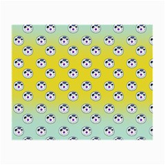 English Breakfast Yellow Pattern Mint Ombre Small Glasses Cloth by snowwhitegirl