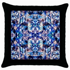 Abstract 22 Throw Pillow Case (black)