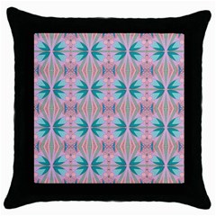 Seamless Wallpaper Pattern Free Picture Throw Pillow Case (black)