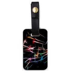 Lights Star Sky Graphic Night Luggage Tag (one Side)