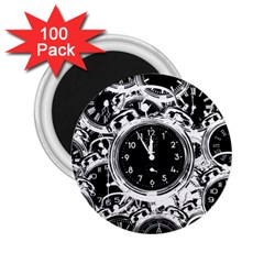 Clock Face 5 2 25  Magnets (100 Pack)  by impacteesstreetwearten