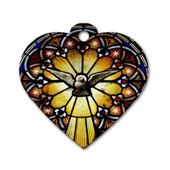 Spain Catalonia Montserrat Church Dog Tag Heart (one Side) by Wegoenart