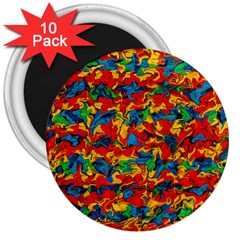 Abstract 42 3  Magnets (10 Pack)  by ArtworkByPatrick