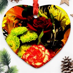 Flowers 1 1 Ornament (heart) by bestdesignintheworld