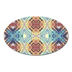 Pattern Oval Magnet Front