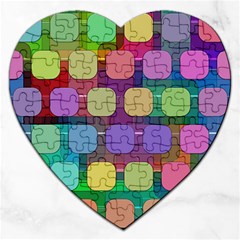 Pattern  Jigsaw Puzzle (heart) by Sobalvarro