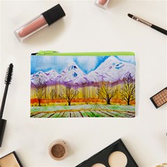 Mendoza Argentina Field Nature Cosmetic Bag (xs) by Wegoenart