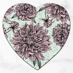 Flowers Jigsaw Puzzle (heart) by Sobalvarro