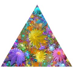 Apo Flower Power  Wooden Puzzle Triangle