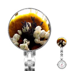 Tulips 1 2 Stainless Steel Nurses Watch by bestdesignintheworld