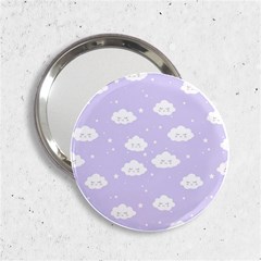 Kawaii Cloud Pattern 2 25  Handbag Mirrors