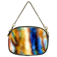 Abstract Paint Smears Chain Purse (one Side)