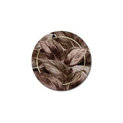 Foliage Circle Card Golf Ball Marker (4 Pack) by Vaneshart