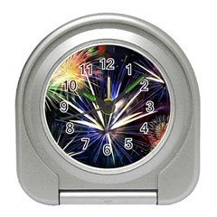 Fireworks Rocket Night Lights Travel Alarm Clock