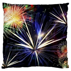 Fireworks Rocket Night Lights Standard Flano Cushion Case (one Side) by HermanTelo