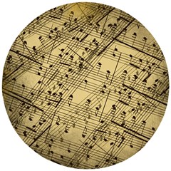 Music Nuts Sheet Wooden Puzzle Round