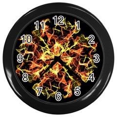 Ablaze Wall Clock (black)