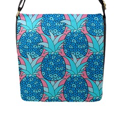 Pineapples Flap Closure Messenger Bag (l) by Sobalvarro