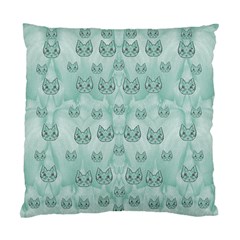 Sweet Kittens And Cats Decorative Standard Cushion Case (one Side) by pepitasart