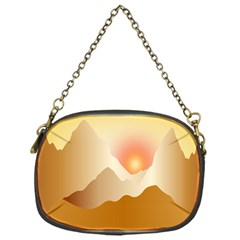 Twilight Mountain Landscape Sky Chain Purse (one Side) by Vaneshart