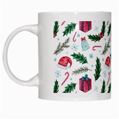 Christmas Background White Mugs by Vaneshart