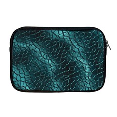 Texture Glass Network Glass Blue Apple Macbook Pro 17  Zipper Case by Vaneshart