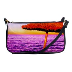 Pop Art Beach Umbrella  Shoulder Clutch Bag by essentialimage