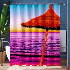 Pop Art Beach Umbrella  Shower Curtain 60  X 72  (medium)  by essentialimage