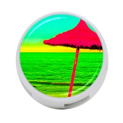 Pop Art Beach Umbrella 4-port Usb Hub (one Side) by essentialimage