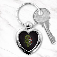 Pepe The Frog Rare Celtic Viking Norse Dragon Pattern Deus Vult Medieval Wojak Crusader Key Chain (heart) by snek