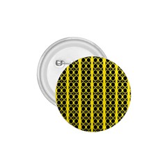 Circles Lines Black Yellow 1 75  Buttons