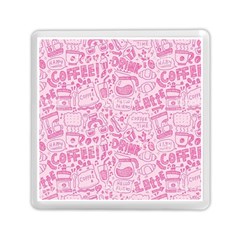 Coffee Pink Memory Card Reader (square) by Amoreluxe