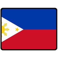 Philippines Flag Filipino Flag Double Sided Fleece Blanket (large)  by FlagGallery