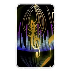 Background Level Clef Note Music Memory Card Reader (rectangular) by HermanTelo