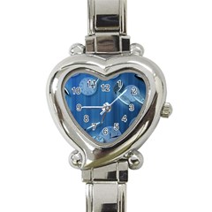 Time Clock Watch Hours Heart Italian Charm Watch by HermanTelo