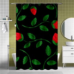 Roses Flowers Spring Flower Nature Shower Curtain 48  X 72  (small) 