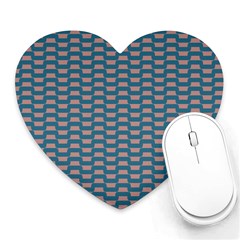 Art Chevron Heart Mousepads