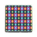 Squares Spheres Backgrounds Texture Memory Card Reader (Square 5 Slot) Front