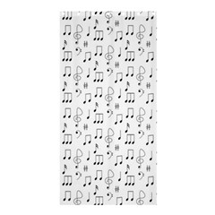 Music Notes Background Wallpaper Shower Curtain 36  X 72  (stall) 