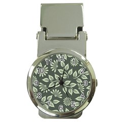 Flowers Pattern Spring Nature Money Clip Watches