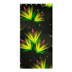 Floral Abstract Lines Shower Curtain 36  X 72  (stall)  by HermanTelo