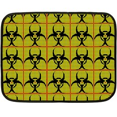 Biohazard Sign Fleece Blanket (mini) by ArtworkByPatrick